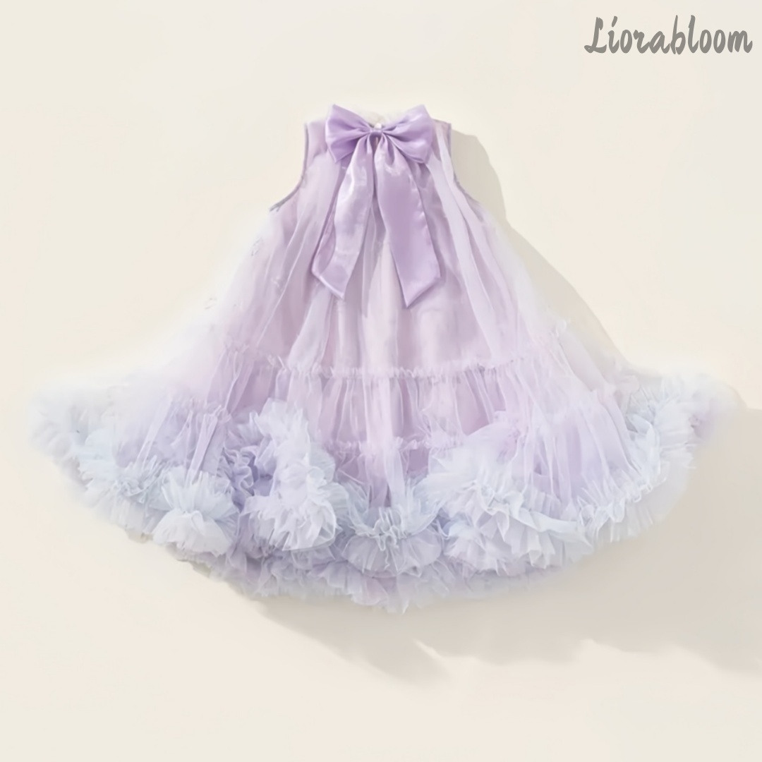 Women Formal Party Wear Dress - 보라색 일상 공주 드레스 정장 가운