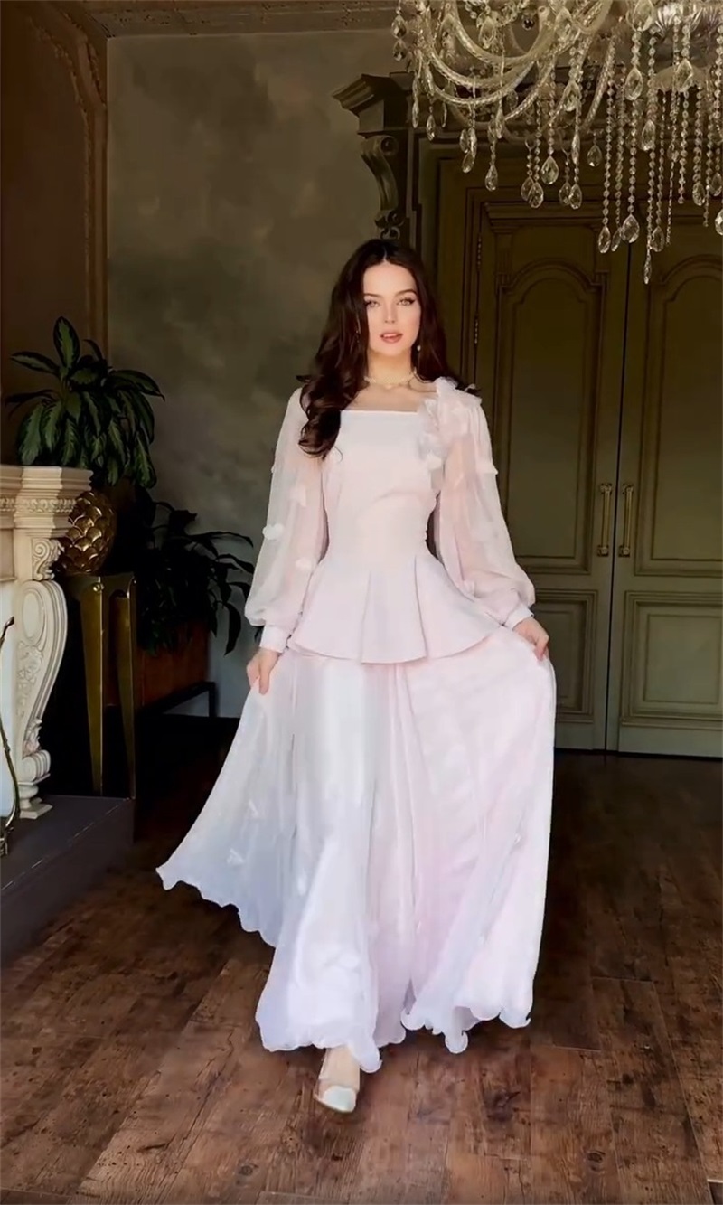 Women Formal Party Wear Dress - 아라비아 여성 정장 스커트 세트 2피스