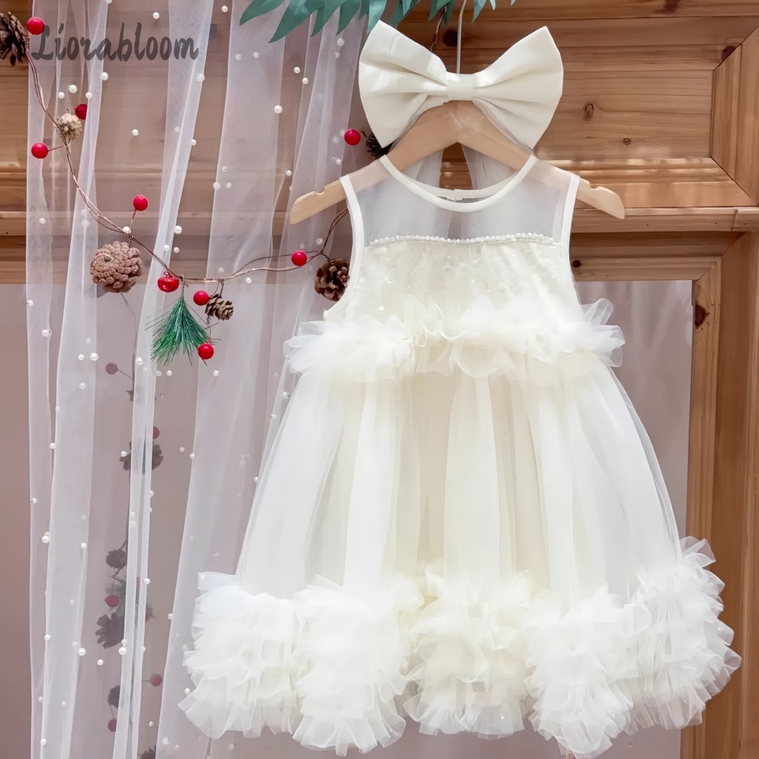 여아용 튤 가운 레이어드 스커트 디자인 플라워 걸 드레 - Women Formal Party Wear Dress 리뷰 및 가격