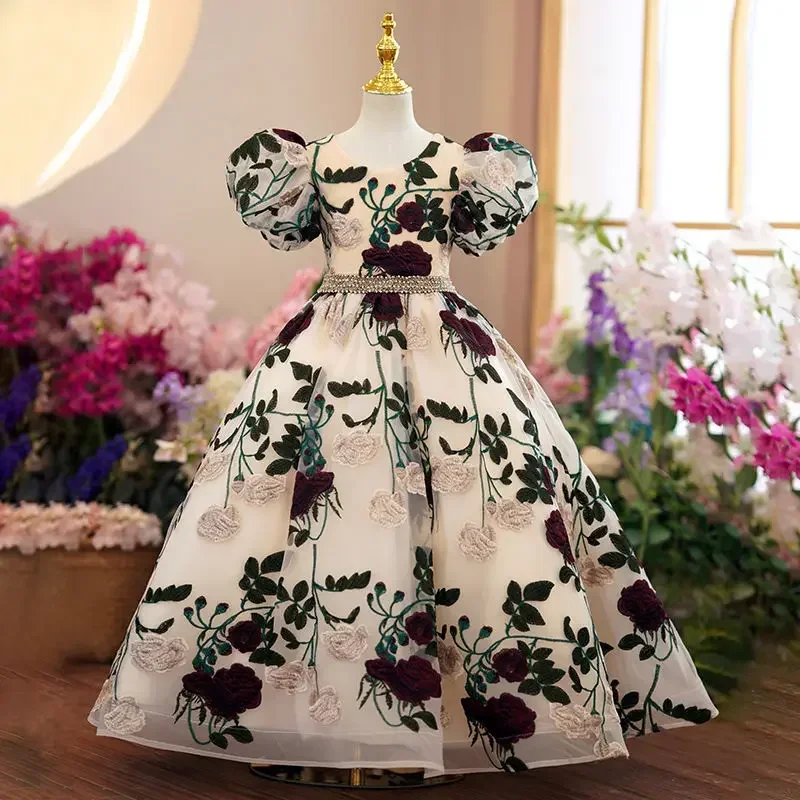 십대 소녀 우아한 럭셔리 긴 이브닝 가운, 어린이 자수 - Women'S Formal Wear For Girls 리뷰 및 가격