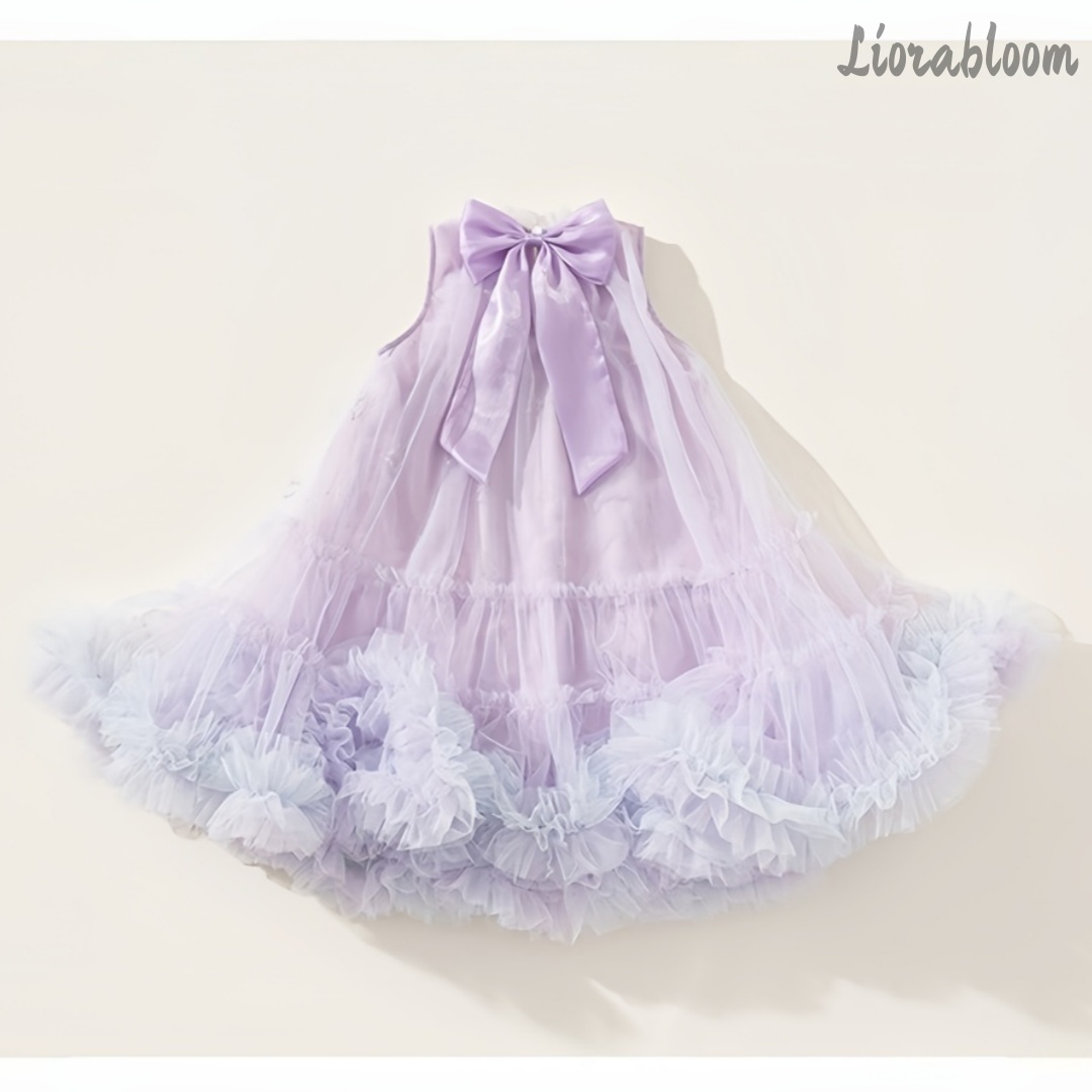 보라색 일상 공주 드레스 정장 가운 레이스 밑단 리본  - Women Formal Party Wear Dress 리뷰 및 가격