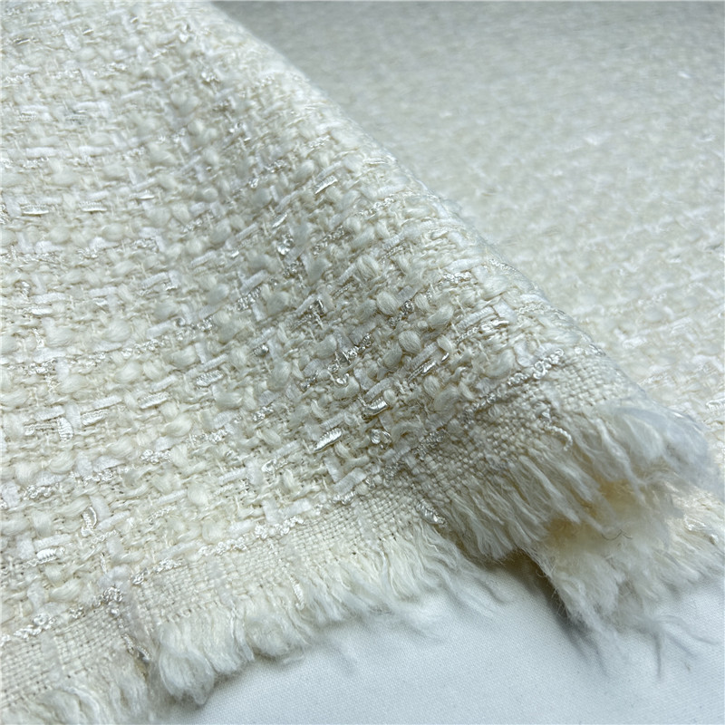 베이지 프렌치 럭셔리 드레이프 프린지 짠 Bouclé  - Tailored Coat Wool 리뷰 및 가격