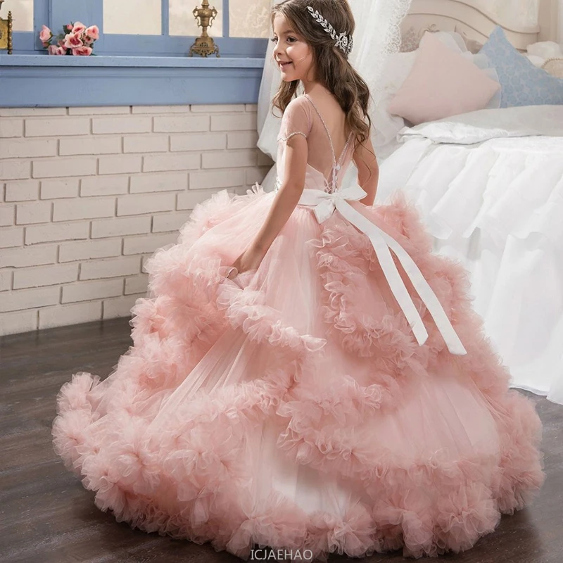 미인 대회 진행자 의상 생일 어린이 파티 드레스 공주  - Women'S Formal Wear For Girls 리뷰 및 가격