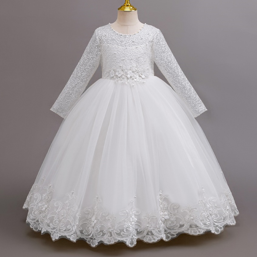 여아 드레스 4-12세 여아용 긴 드레스 생일 드레스  - Women'S Formal Wear For Girls 리뷰 및 가격