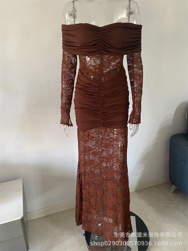 섹시 레이스 머메이드 여성 프롬 드레스 섹시 오프숄더  - Women Formal Party Wear Dress 리뷰 및 가격