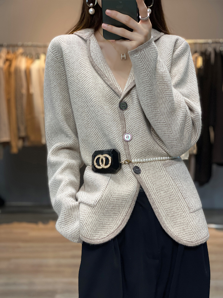 가을 겨울 여성 순수 캐시미어 울 정장 코트 스웨터 캐 - Tailored Coat Wool 리뷰 및 가격