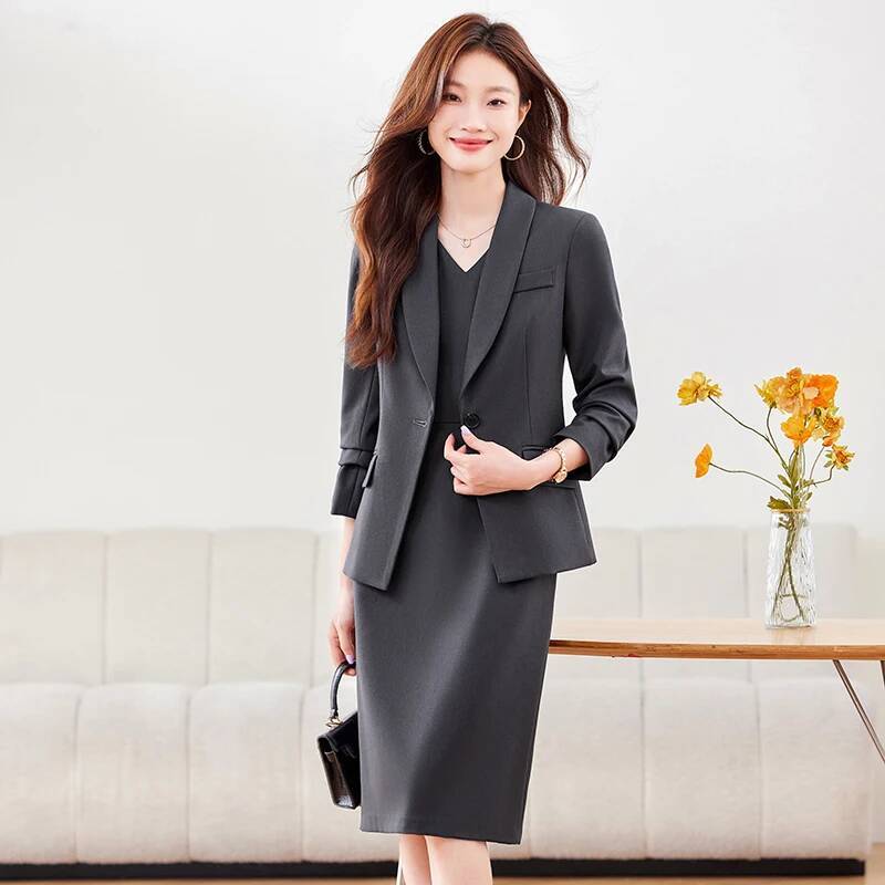 고품질 원단 여성 비즈니스 정장 드레스와 재킷 코트 가 - Women Formal Wear Winter 리뷰 및 가격