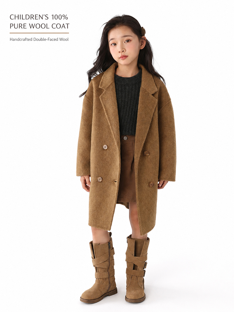 어린이용 100% 순수 양모 양면 코트 안감 없는 핸드 - Tailored Coat Wool 리뷰 및 가격