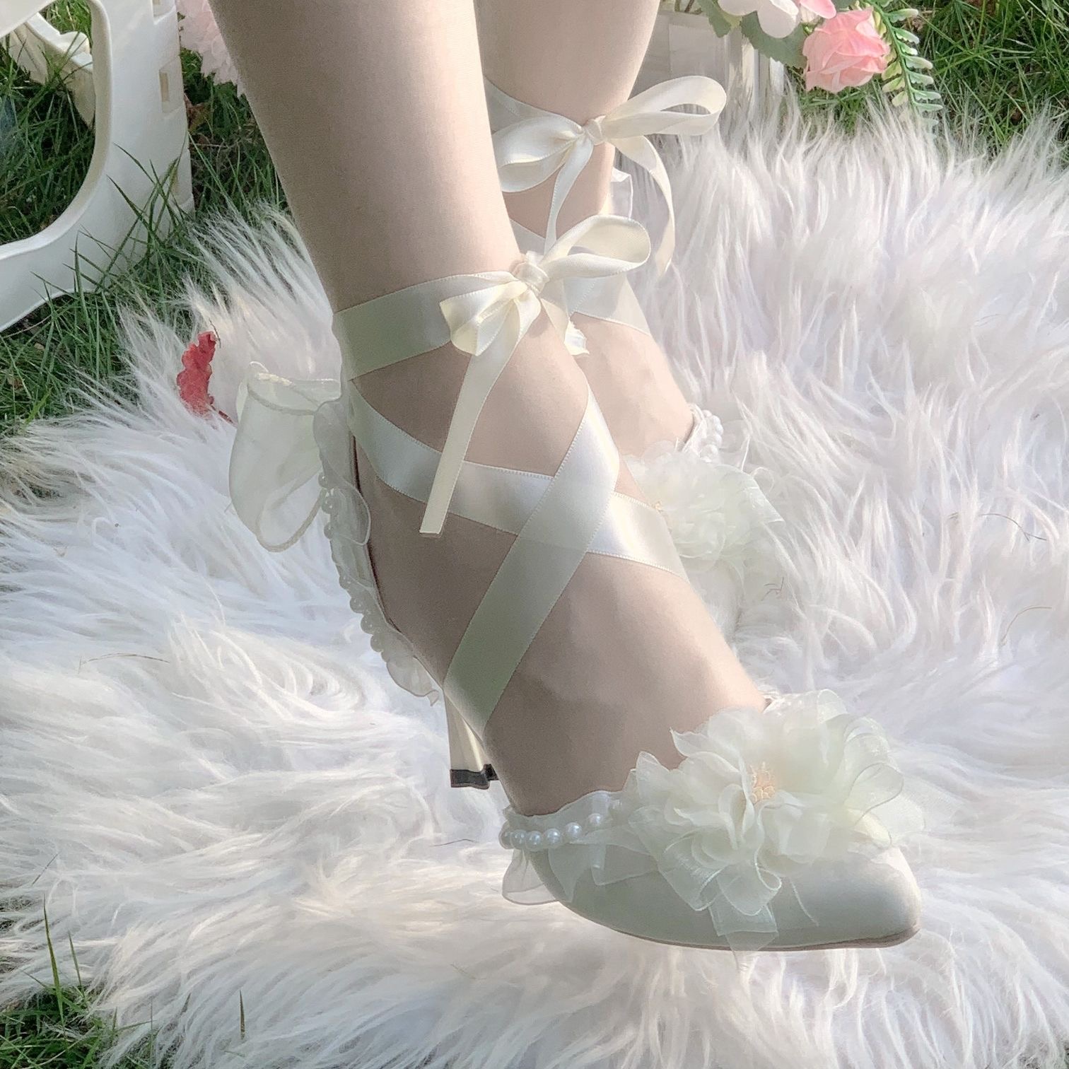 여성용 힐 우아한 여성용 힐 신발 로리타 힐 Y2K 액 - Women Formal Wear For Wedding 리뷰 및 가격
