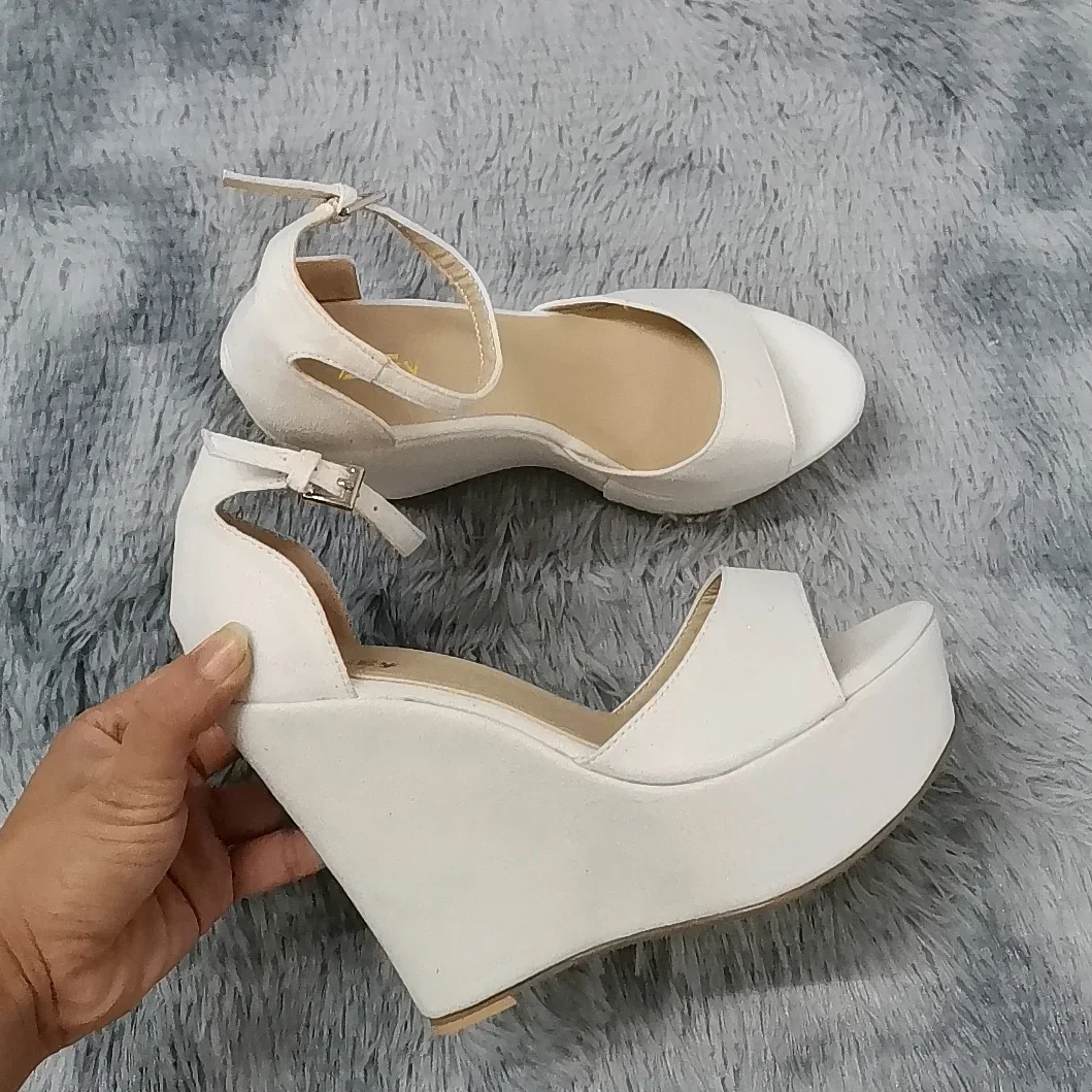여성 샌들 14cm 섹시한 피프토 앵클 스트랩 플랫폼  - Women Formal Wear For Wedding 리뷰 및 가격