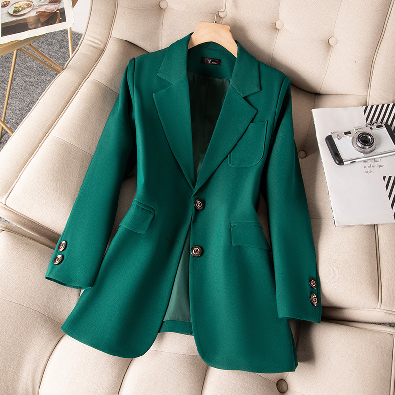 여성용 정장 블레이저 코트, 긴 소매 싱글 브레스트 재 - Women Formal Wear Winter 리뷰 및 가격